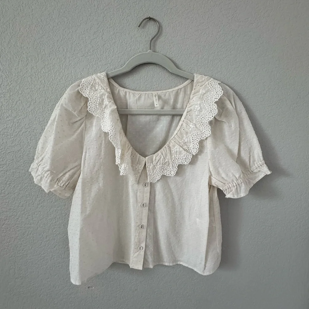BNWT Women’s Rylee + Cru Women’s Bella Blouse - Picture 3 of 7